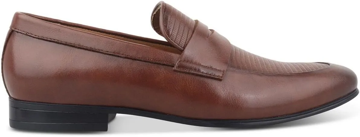 Alfani Mens Halstonn Embossed Faux Leather Loafers