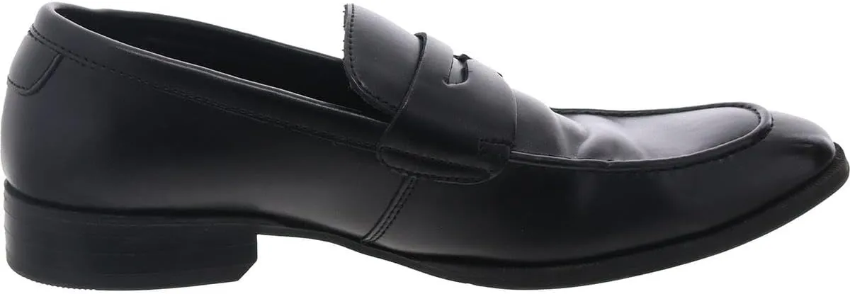 Alfani Mens Memory Foam Faux Leather Loafers