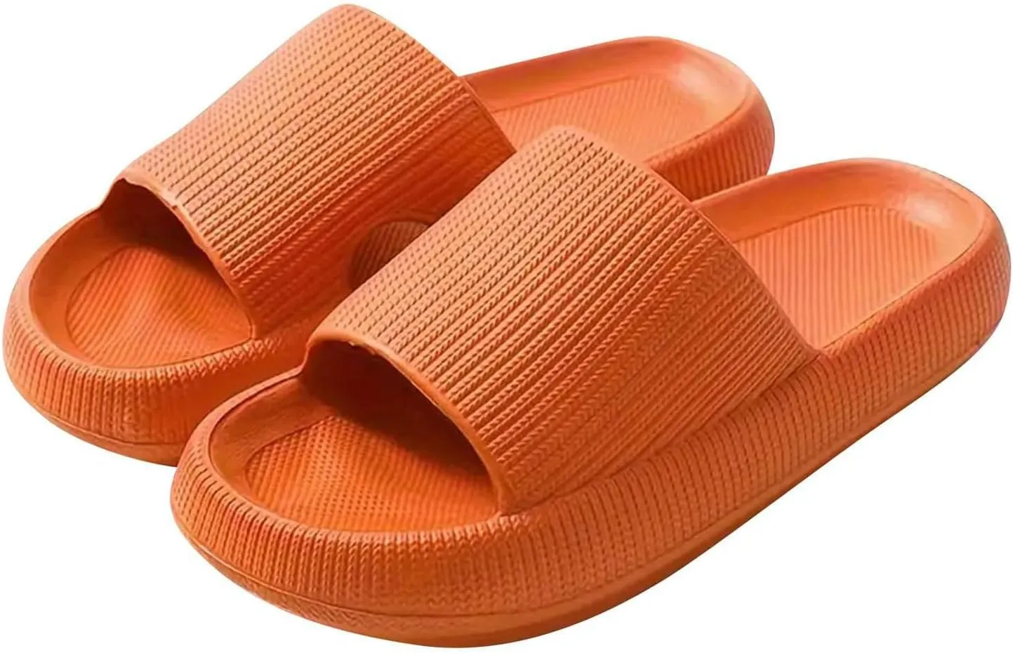 Cloud Slides for Women and Men, Platform Slides Slippers Pillow Slippers with Arch Support Women Shower Sandals House Shoes Indoor Outdoor Slip On Sandals Comfortable Waterproof Unisex