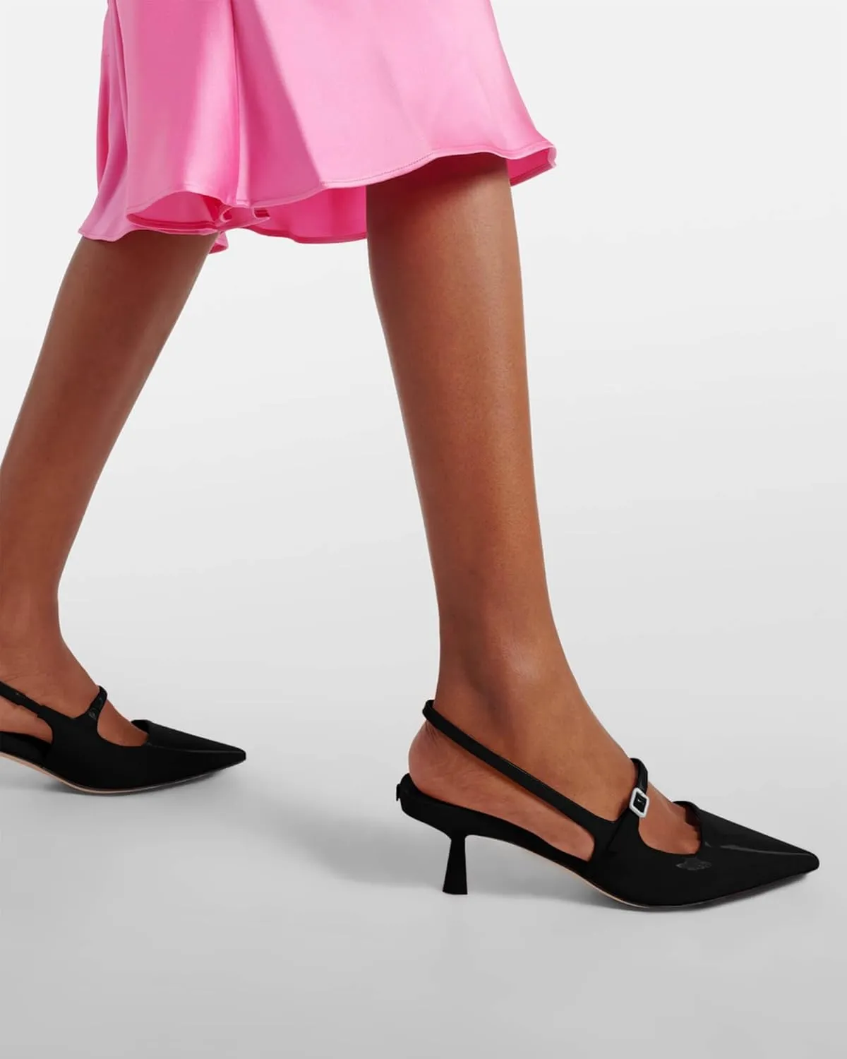 Coutgo Slingback Kitten Heels for Womens 2024 Pumps Party Dress Shoes