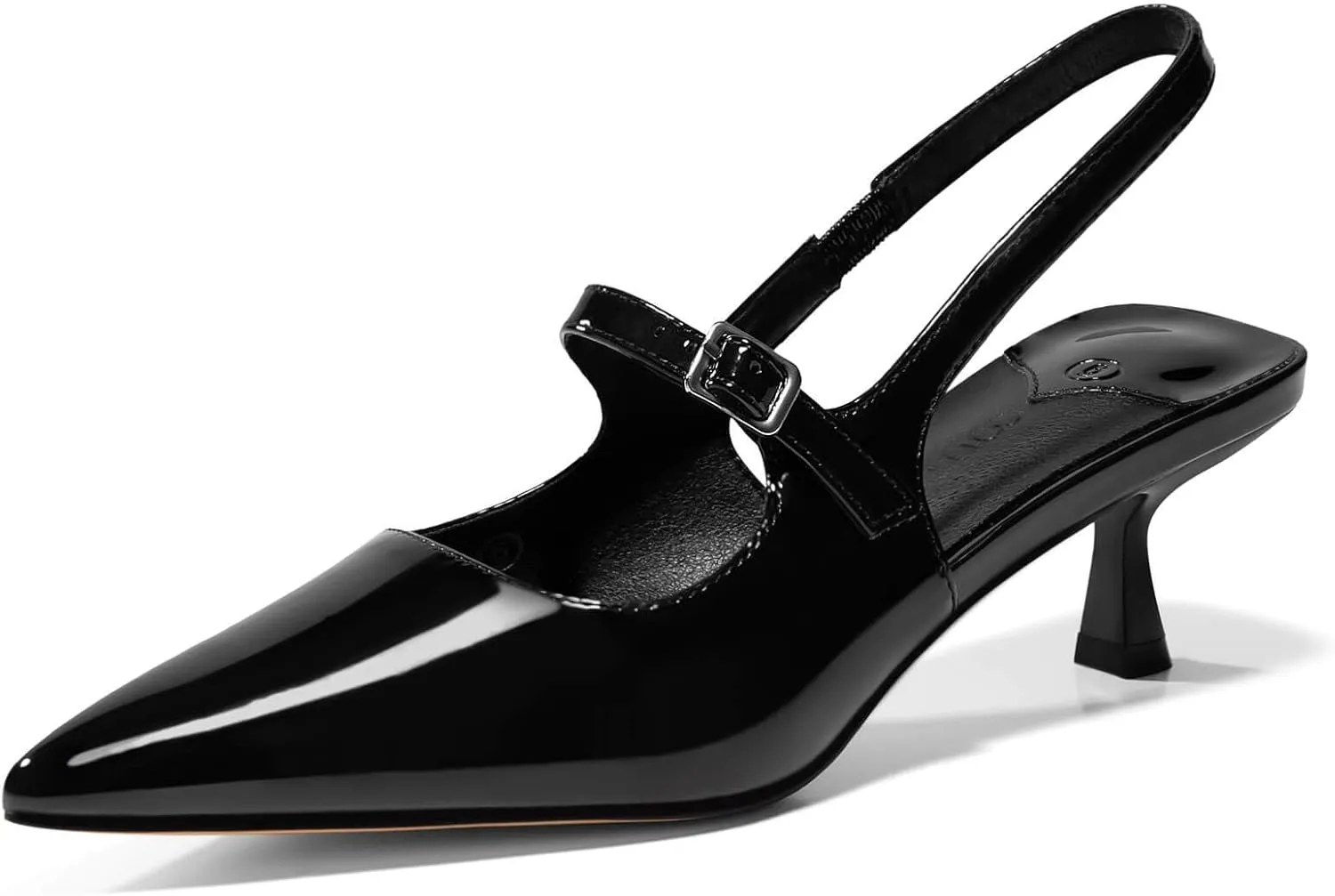 Coutgo Slingback Kitten Heels for Womens 2024 Pumps Party Dress Shoes