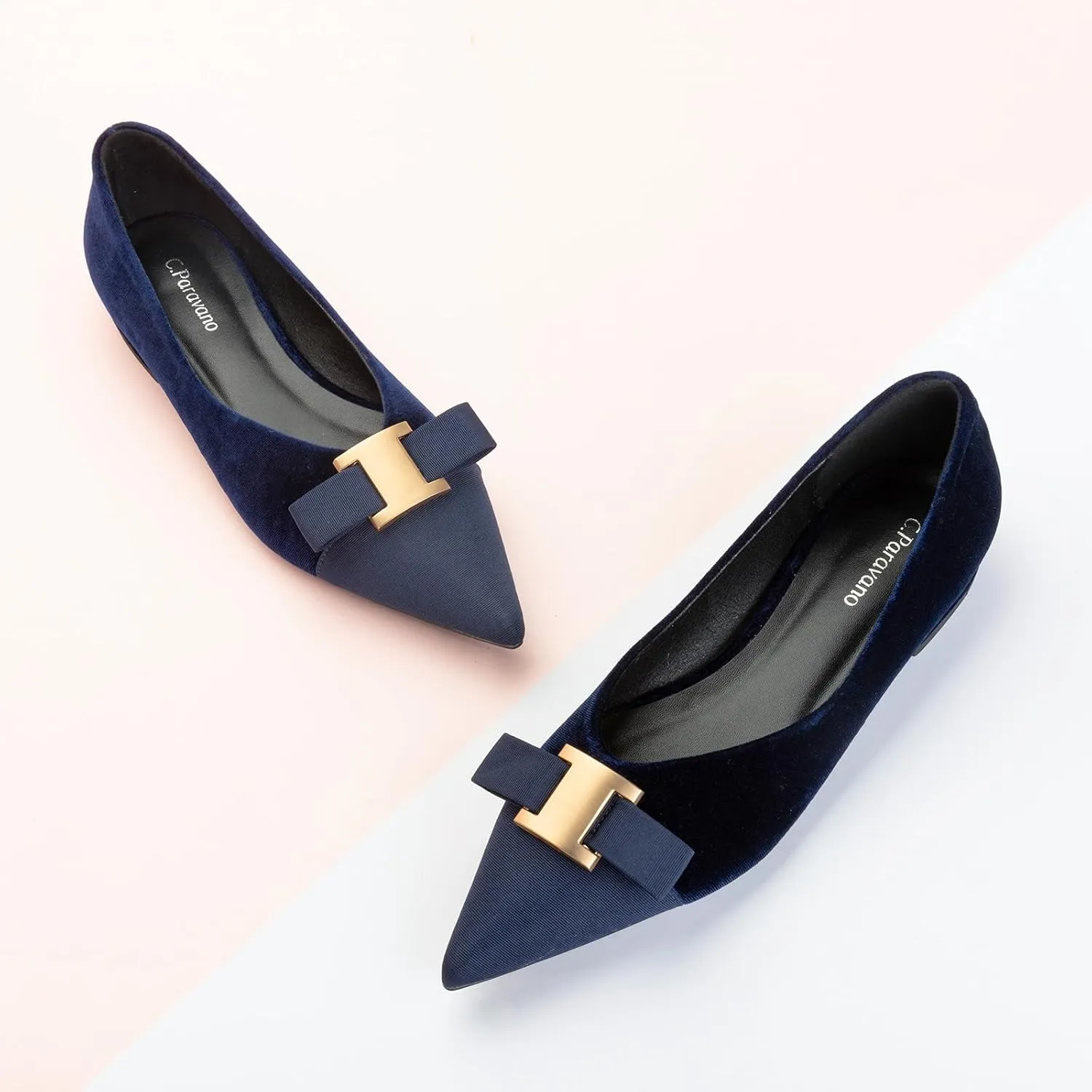 C.Paravano Womens Flats I Flat for Women Leather I Pointed Toe Flats I Ballet Flats for Women I Slip on Dressy Flats