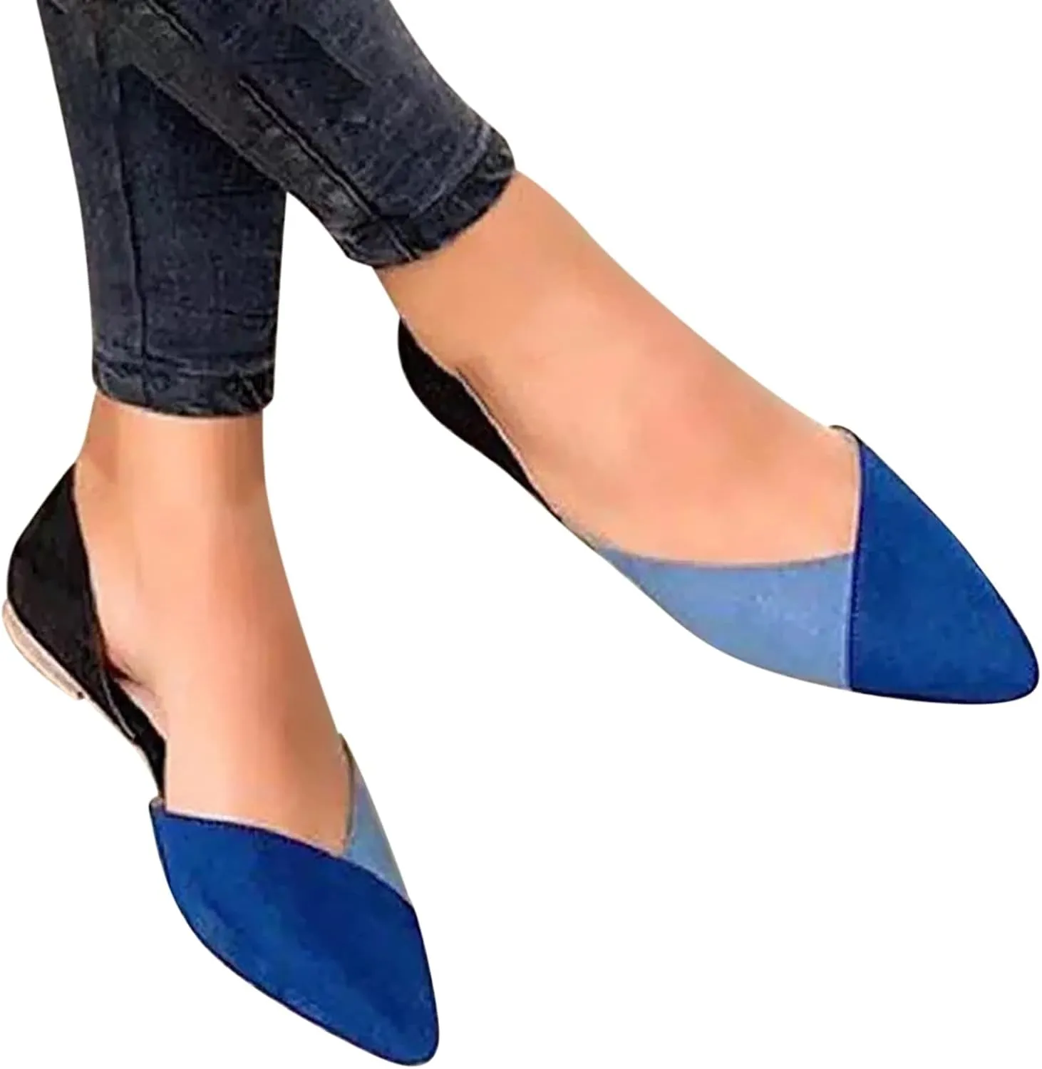 Flats for Womens Breathable Slip on Shoes Women's Slip on Flats Flats Soft Work Flats Retro Mary Jane Flats