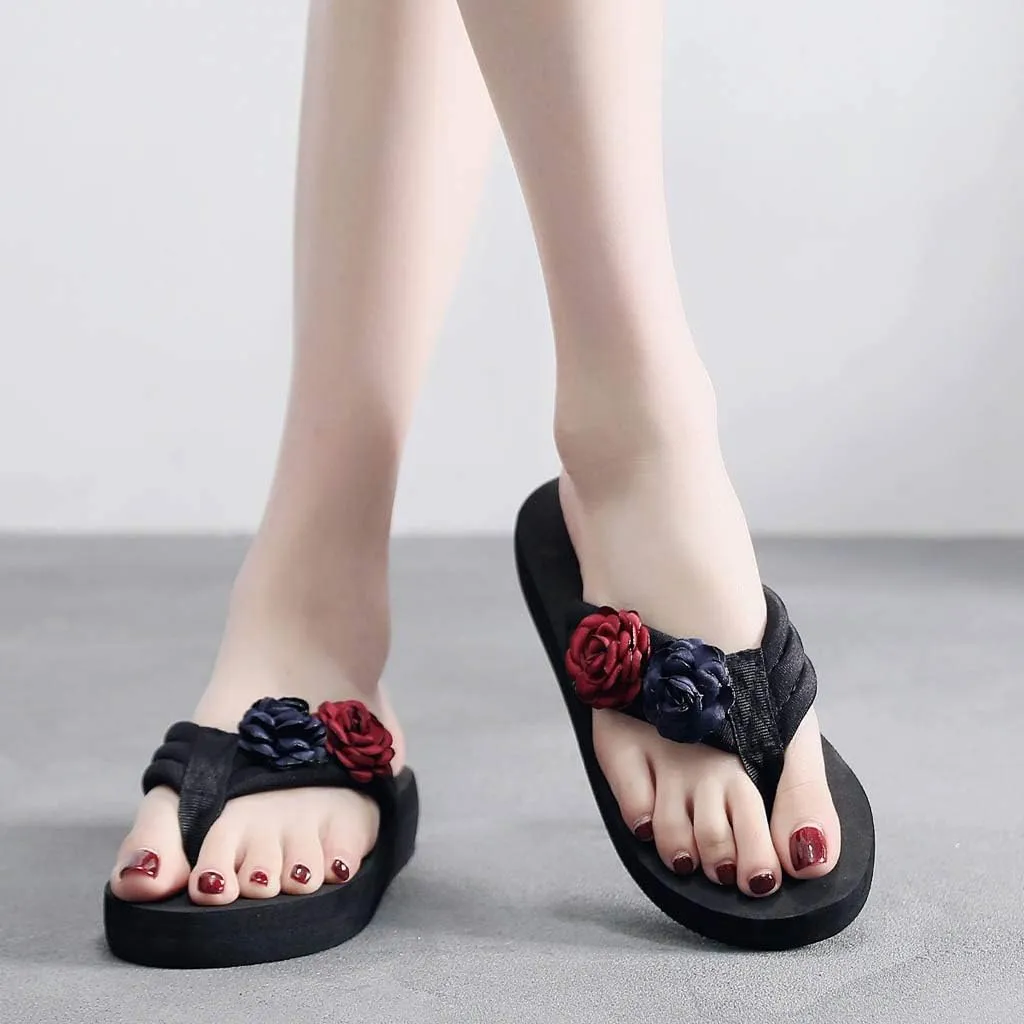 Flip Flops for Women with Arch Support Comfortable Beach Thong Sandals with Arch Support Beach Non Slip Slippers