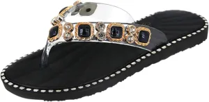 Flip Flops for Women with Arch Support Women's Non Slip Casual Arch Support Flip Flops Comfortable Slippers