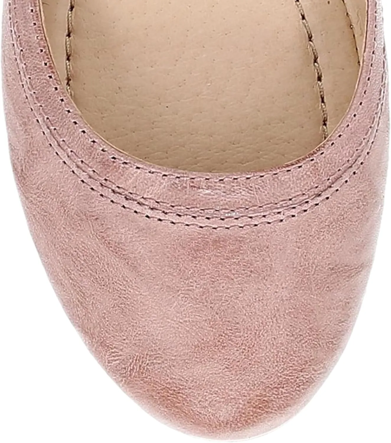 Frye Carson Ballet Flats for Women Featuring Premium Tumbled Leather with Leather Lining and Leather Outsole  3/8" Heel