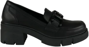 GC Shoes Womens Caesar Chain Faux Leather Loafers