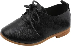 Girls and Toddler Classic Lace Up School Uniforms Comfort Oxford Dress Shoes Loafer Flats (Little Kid/Big Kid)