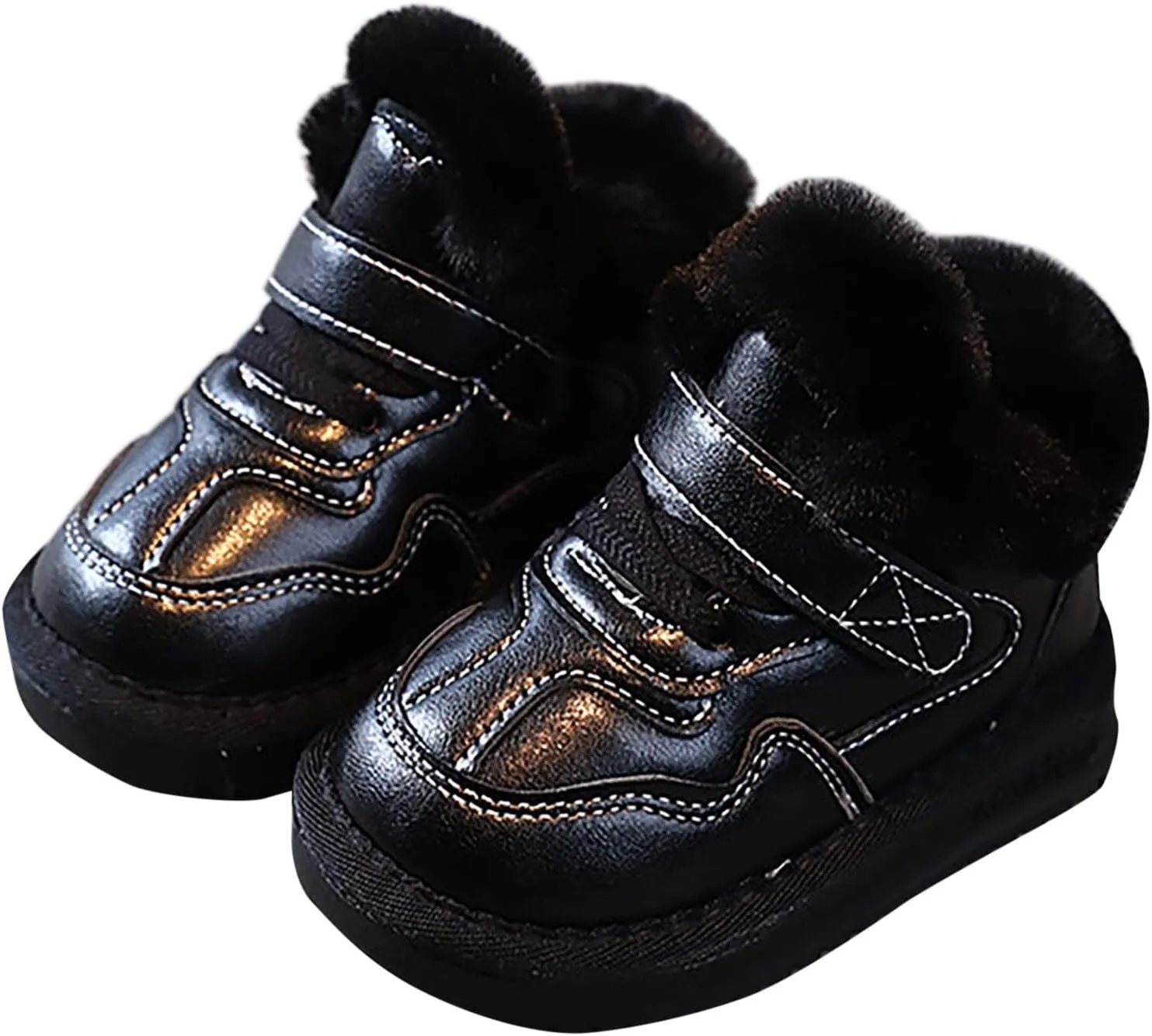 Girls Boots Kids Ankle Boots for Girls Easy on Off Side Zipper Boots Western Booties Cowboy Boots