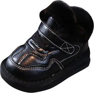 Girls Boots Kids Ankle Boots for Girls Easy on Off Side Zipper Boots Western Booties Cowboy Boots