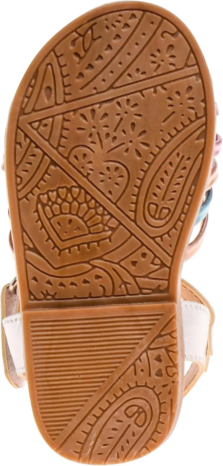 Girl's Multicolor Strappy Casual Sandals