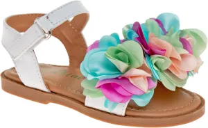 Girl's Multicolor Strappy Casual Sandals