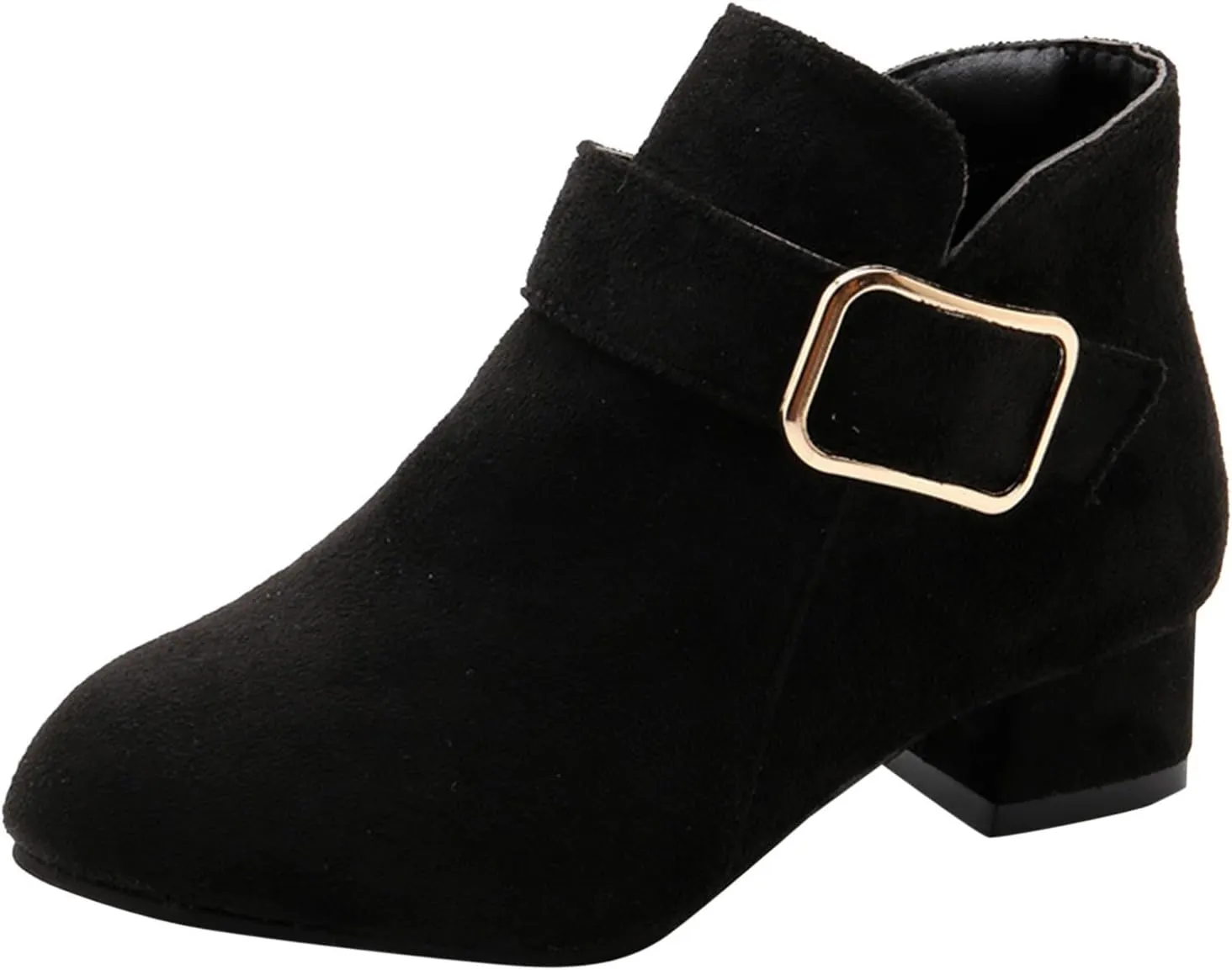 Girls Short Boots Ankle Boots Side Zipper Boots Lace up Waterproof Combat Shoes Comfortable Snow Boots