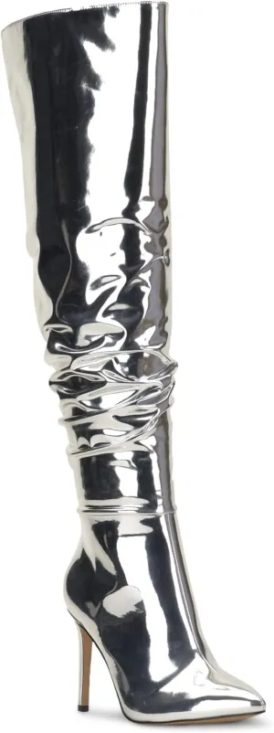 INC Womens Iyonna Zipper Slouchy Over-The-Knee Boots