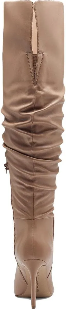 INC Womens Iyonna Zipper Slouchy Over-The-Knee Boots