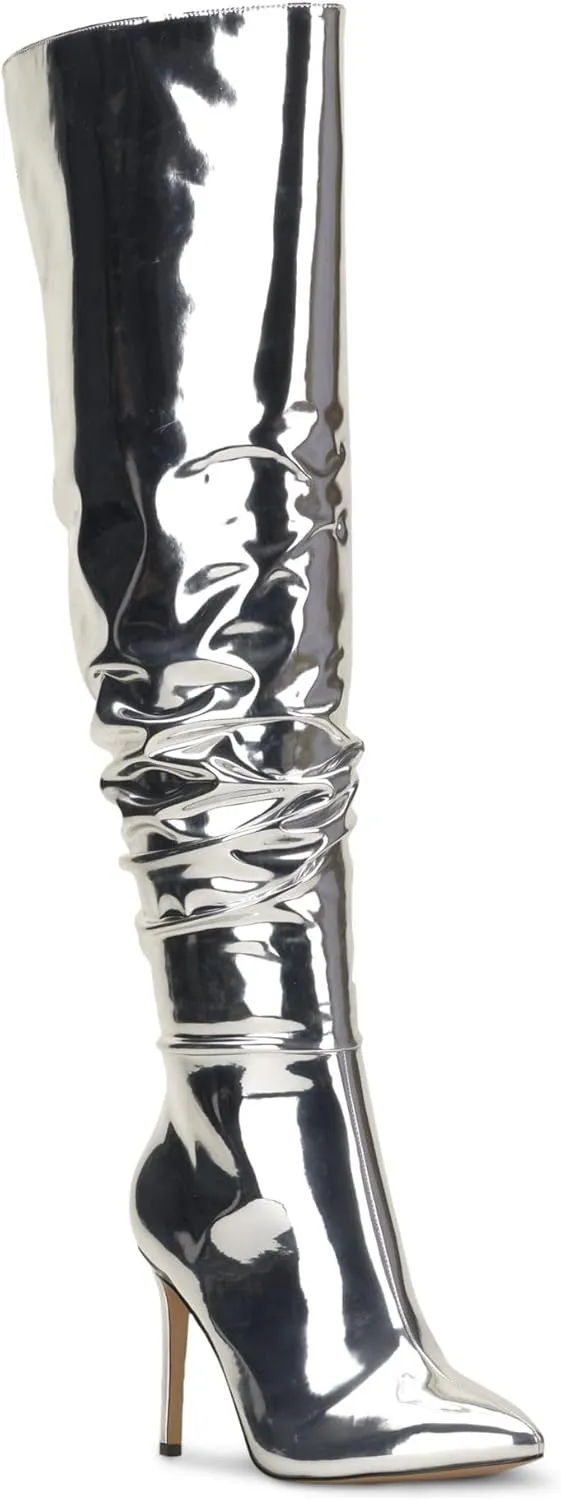 INC Womens Iyonna Zipper Slouchy Over-The-Knee Boots
