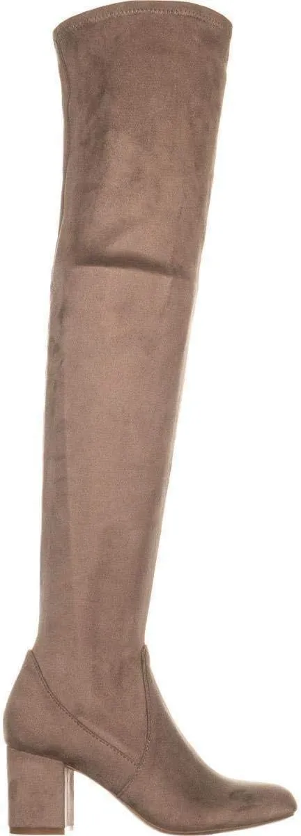 INC Womens Rikkie Faux Suede Fashion Over-The-Knee Boots