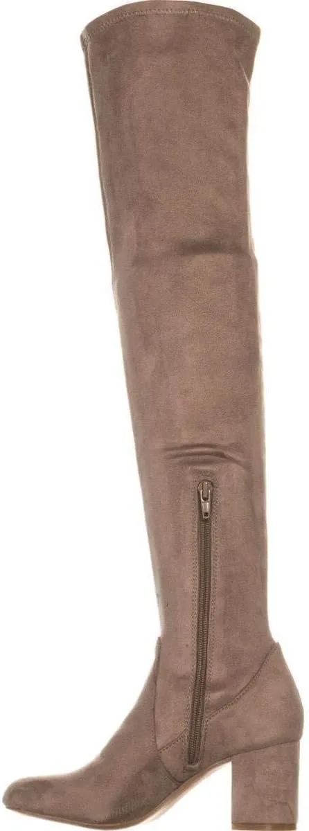INC Womens Rikkie Faux Suede Fashion Over-The-Knee Boots
