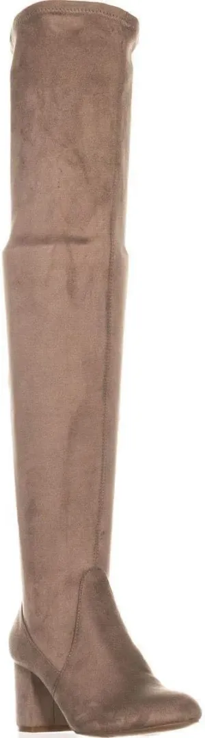 INC Womens Rikkie Faux Suede Fashion Over-The-Knee Boots