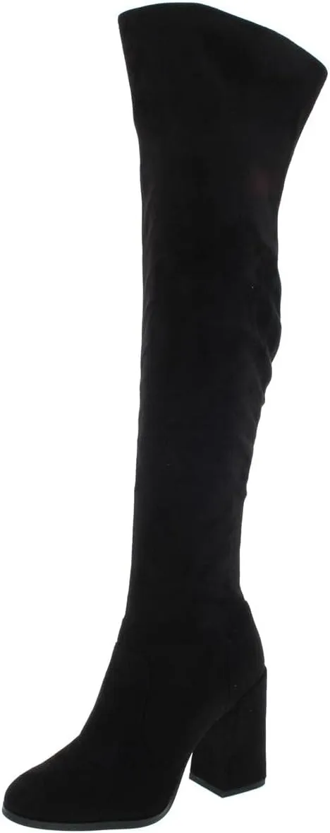 Jessica Simpson Womens Brixten Faux Suede Tall Over-The-Knee Boots