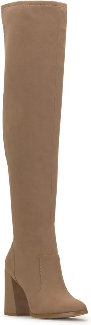 Jessica Simpson Womens Faux SuedeZipper Wide Calf Over-The-Knee Boots