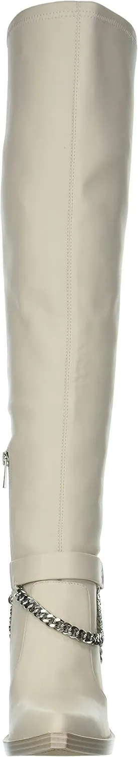 Jessica Simpson Womens Langer Faux Leather Pointed toe Over-The-Knee Boots