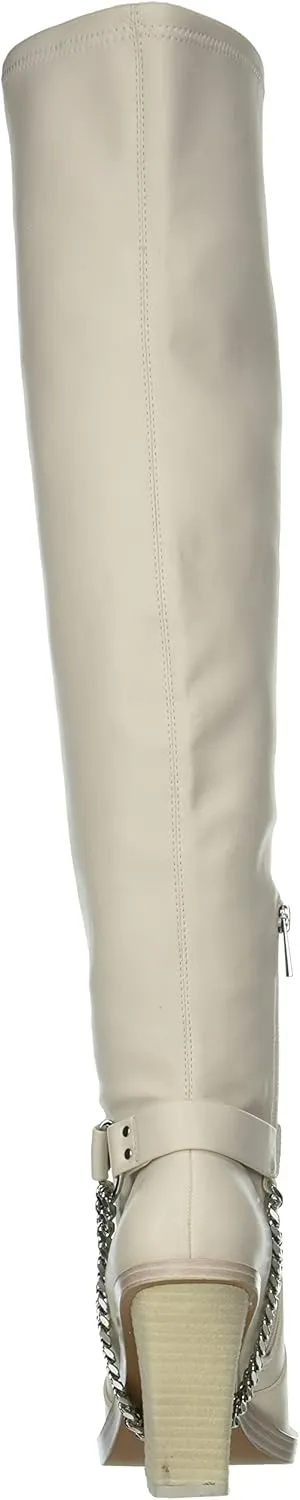 Jessica Simpson Womens Langer Faux Leather Pointed toe Over-The-Knee Boots