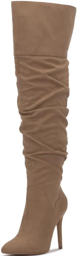 Jessica Simpson Women's Loury Stiletto Heeled Over- the-knee Boots