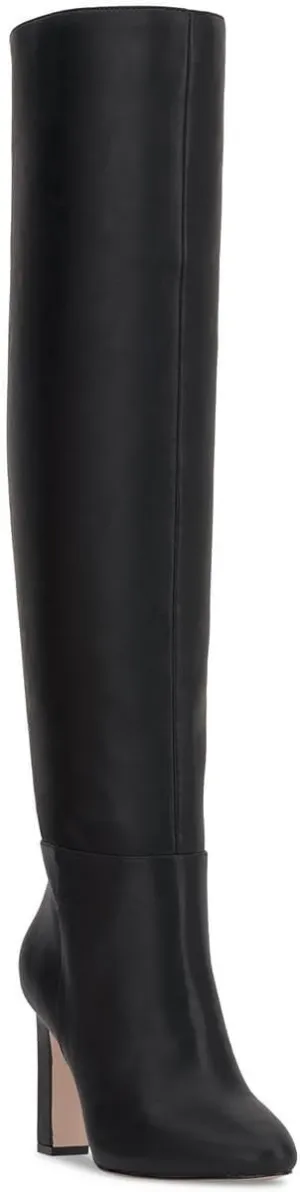 Jessica Simpson Womens Zipper Faux Leather Over-The-Knee Boots