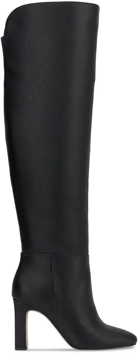 Jessica Simpson Womens Zipper Faux Leather Over-The-Knee Boots