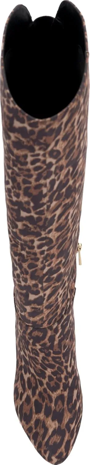 Jessica Simpson Womens Zipper Faux Leather Over-The-Knee Boots