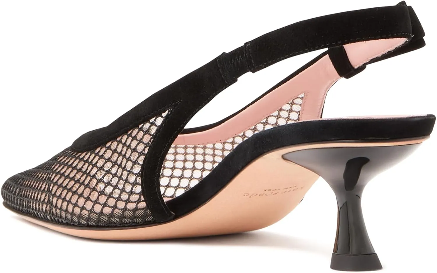 kate spade new york Women's Riley Mesh Slingback Kitten Heel