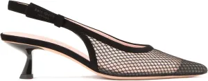 kate spade new york Women's Riley Mesh Slingback Kitten Heel