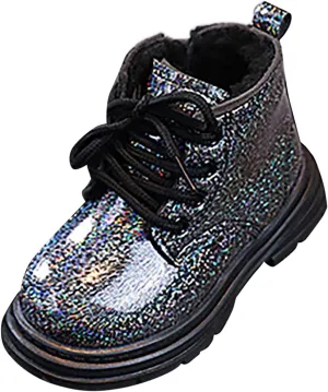Kids Girls Ankle Boots Little Kid High Top Dress Shoes Lace Up/Zip Booties Classic Casual Walking Work Boot