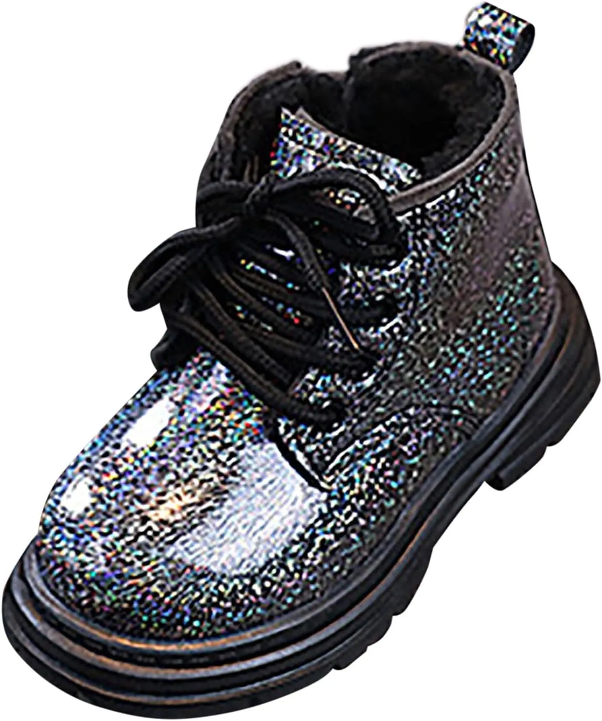 Kids Girls Ankle Boots Little Kid High Top Dress Shoes Lace Up/Zip Booties Classic Casual Walking Work Boot