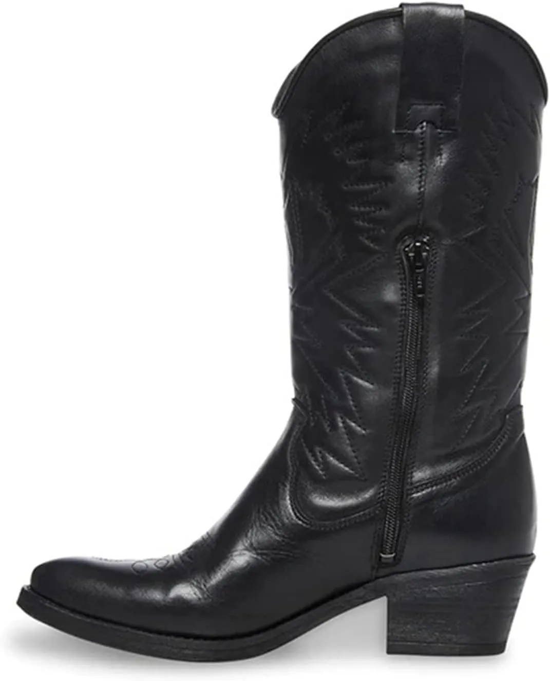 Lausiuoe Cowgirl Boots Women Wide Calf Wide Foot Cowboy Western Boots Ladies Pointy Toe Fashion Knee High Embroidered Boots
