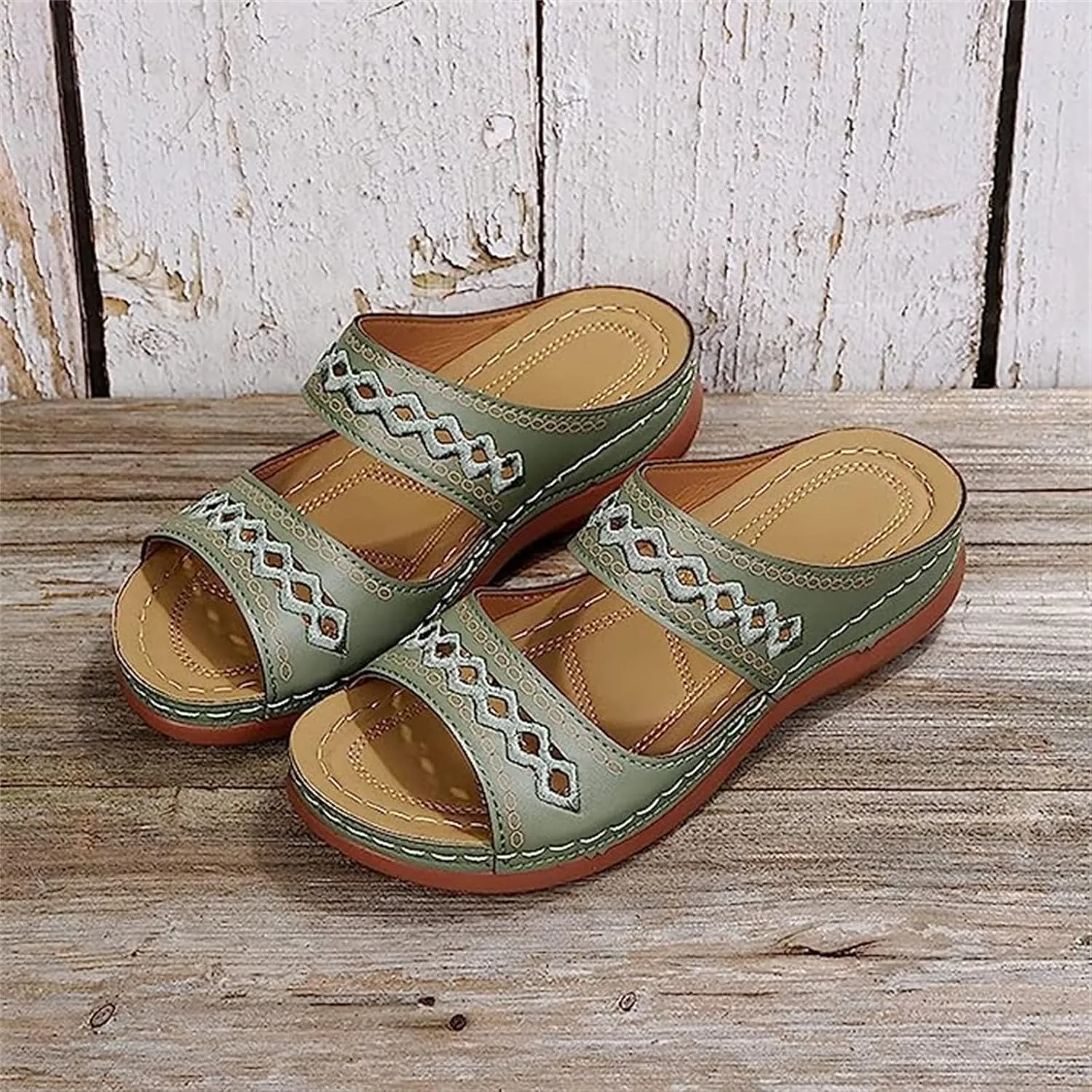 Lausiuoe Orthotic Sandals For Women Plantar Fasciitis Arch Support Dressy Summer Comfortable Walking Orthopedic Flip Flops