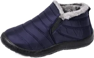 Lausiuoe Snow Boots For Women Waterproof Insulated Non Slip Winter Fur Lined Lining Warm Ankle Booties Outdoor Shoes