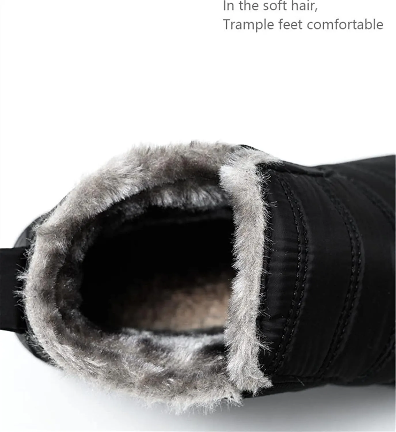 Lausiuoe Snow Boots For Women Waterproof Insulated Non Slip Winter Fur Lined Lining Warm Ankle Booties Outdoor Shoes
