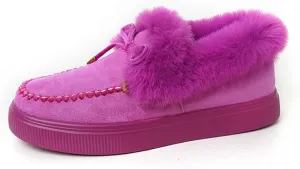 Lausiuoe Womens Winter Boots With Fur Lined Ankle Boots Slip On Snow Fuzzy Booties Fashion Casual Walking Shoes Loafers