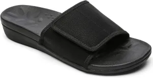 MEGNYA Orthopedic Slides Sandals for Women, Comfortable Plantar Fasciitis Sandals for Flat Feet, High Arch Support Walking Sandals with Adjustable Straps