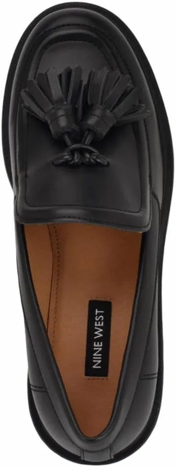 Nine West Womens Tassel Leather Loafers
