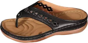 Orthopedic Sandals for Women 2025 Spring Platform Sandal Fashion Wedges Slip On Flip Flops Casual Comfortable Open Toe Dressy Summer Beach Shoes for Vacation