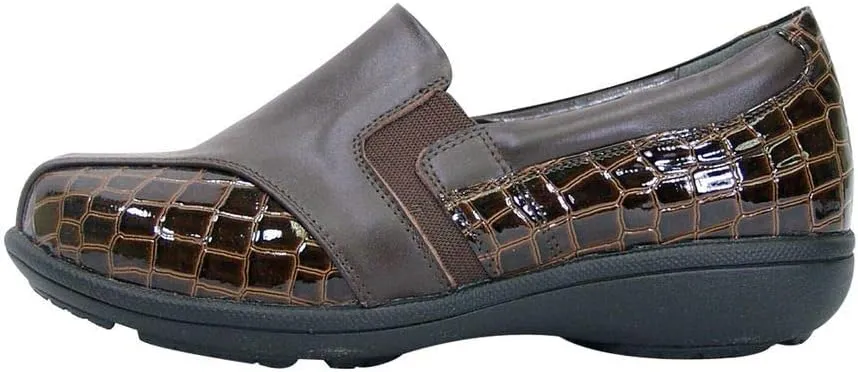 Peerage Agatha Women Wide Width Comfort Leather Loafers