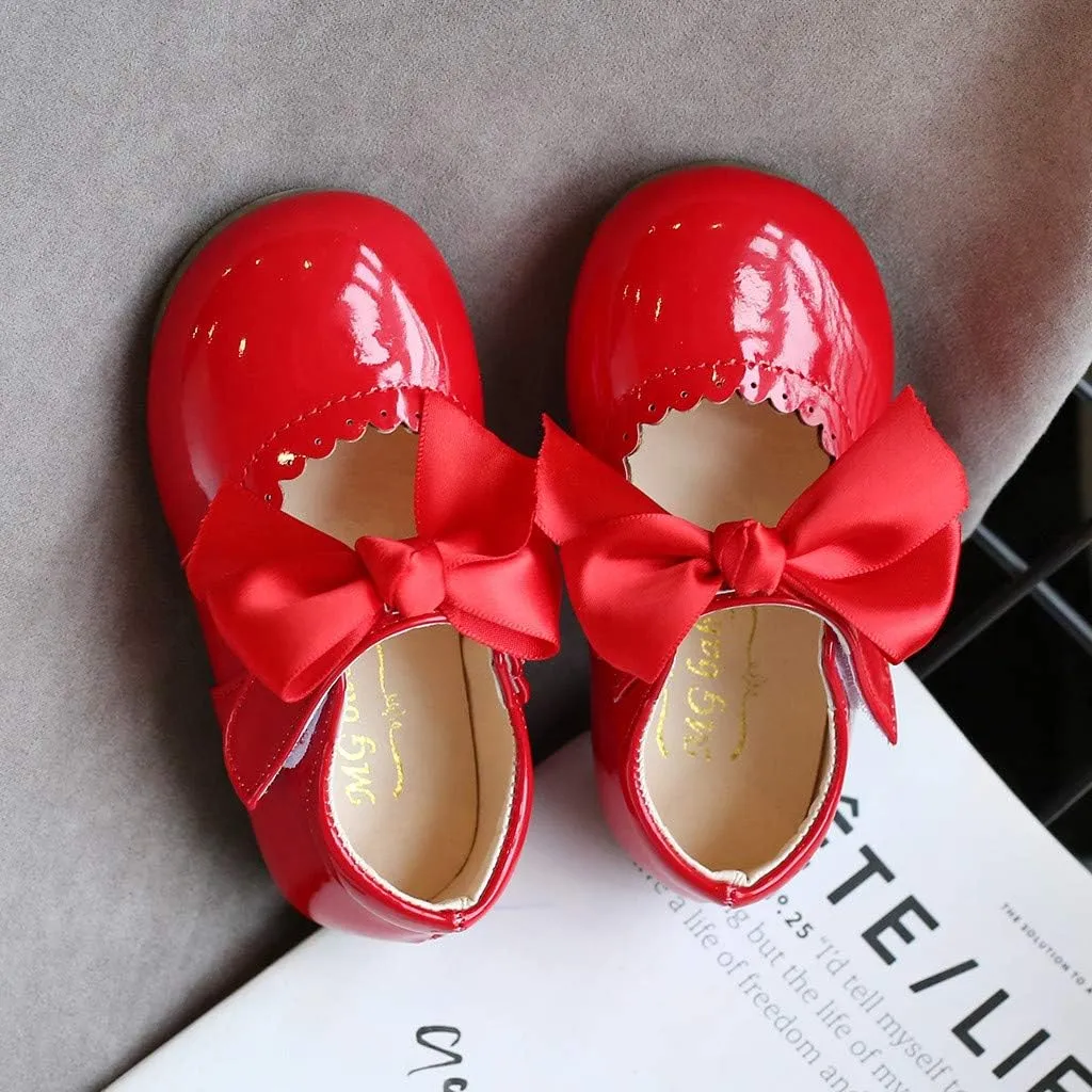 School Uniform Dress Shoes for Toddler Girls Mary Jane Flats Flower Girl Shoes Little Kid Ballet Shoes Church Kids Shoes