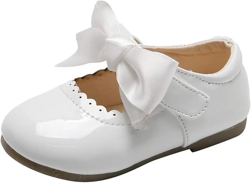 School Uniform Dress Shoes for Toddler Girls Mary Jane Flats Flower Girl Shoes Little Kid Ballet Shoes Church Kids Shoes