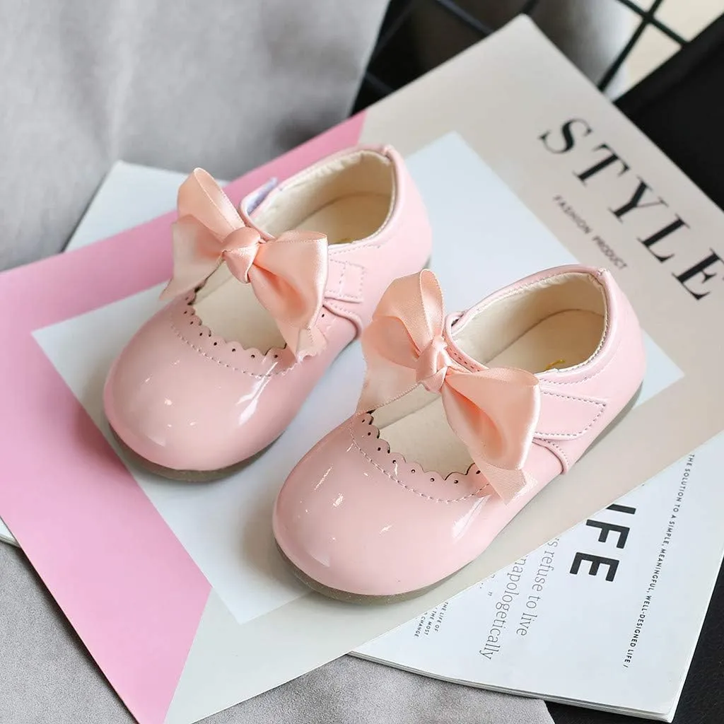 School Uniform Dress Shoes for Toddler Girls Mary Jane Flats Flower Girl Shoes Little Kid Ballet Shoes Church Kids Shoes