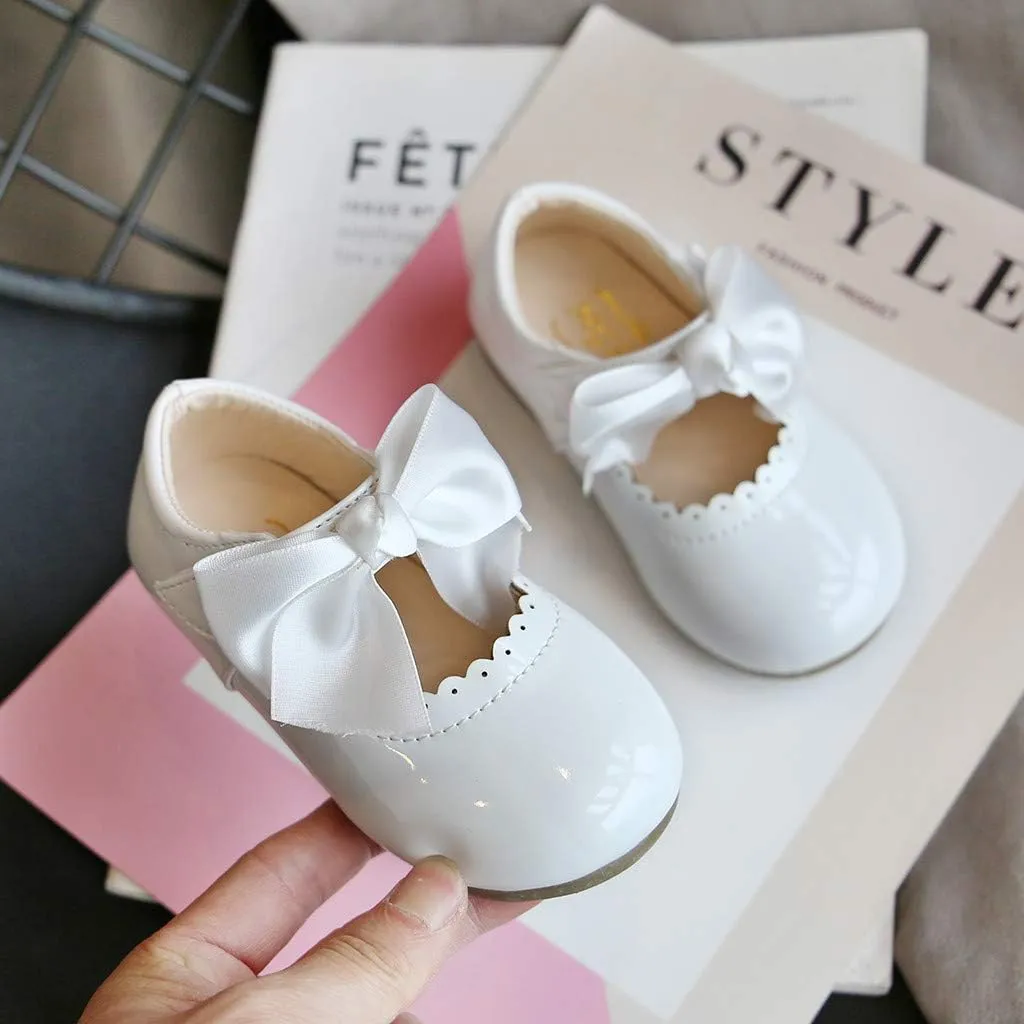 School Uniform Dress Shoes for Toddler Girls Mary Jane Flats Flower Girl Shoes Little Kid Ballet Shoes Church Kids Shoes