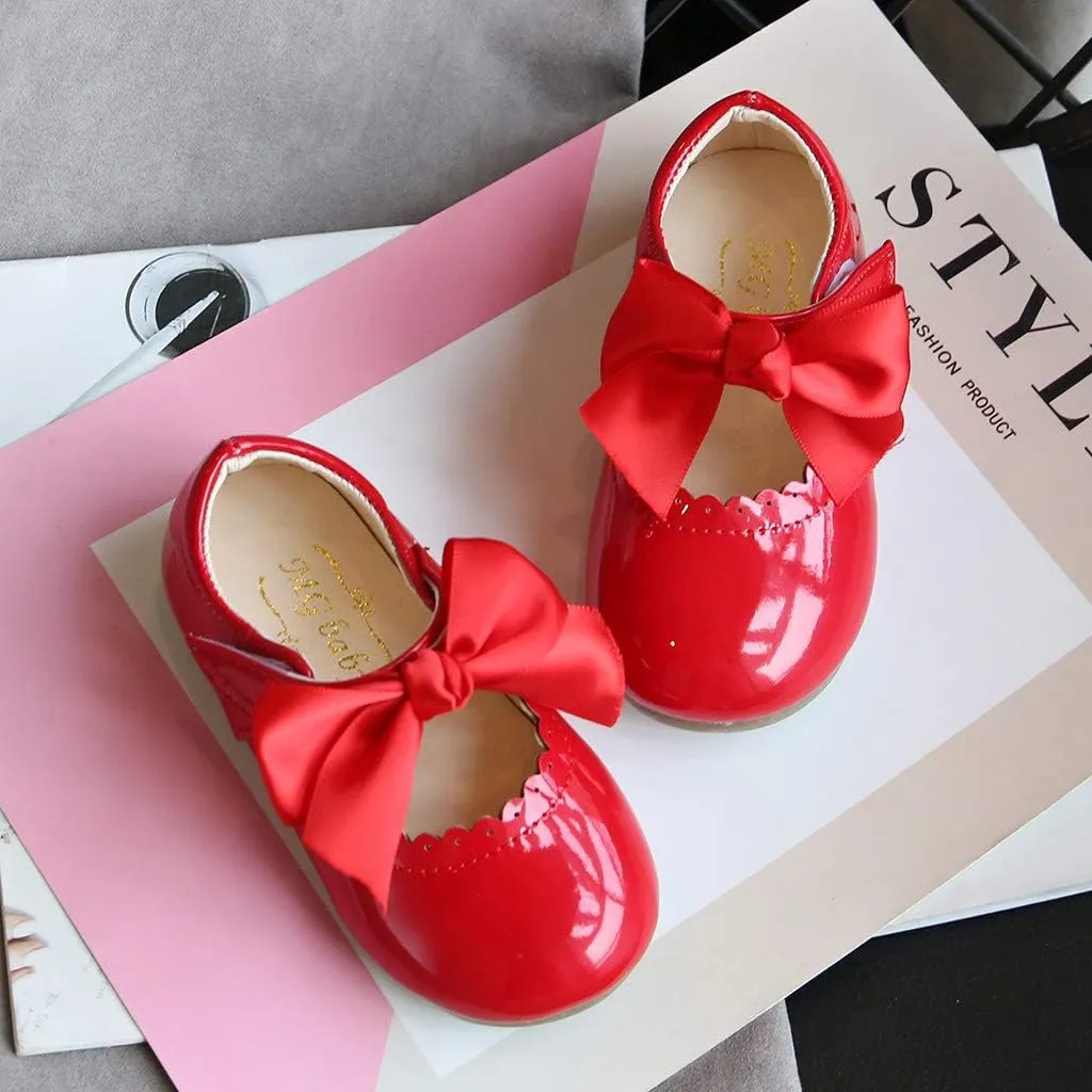 School Uniform Dress Shoes for Toddler Girls Mary Jane Flats Flower Girl Shoes Little Kid Ballet Shoes Church Kids Shoes