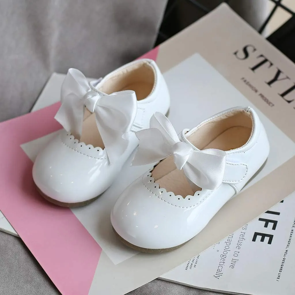 School Uniform Dress Shoes for Toddler Girls Mary Jane Flats Flower Girl Shoes Little Kid Ballet Shoes Church Kids Shoes